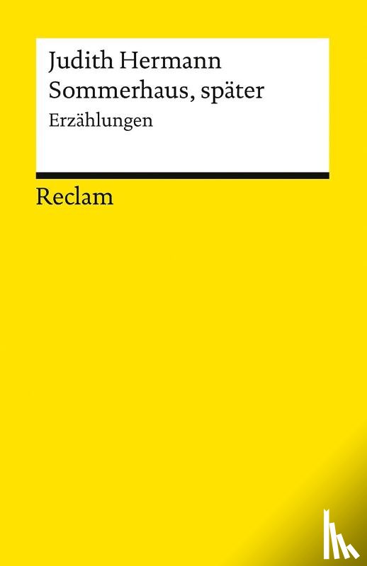 Hermann, Judith - Sommerhaus, später. Erzählungen
