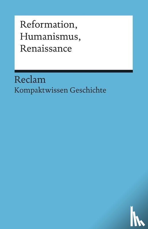 Pfitzer, Klaus - Reformation, Humanismus, Renaissance
