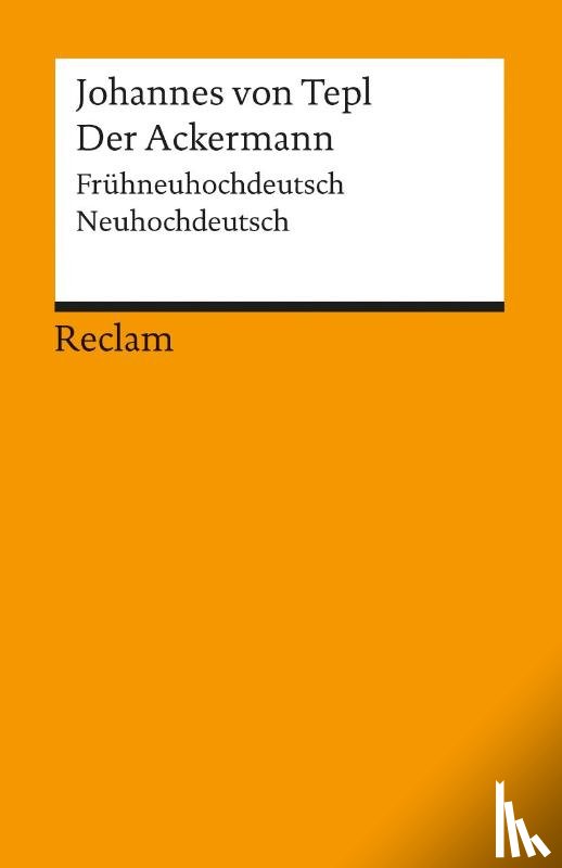 Johannes von Tepl - Der Ackermann