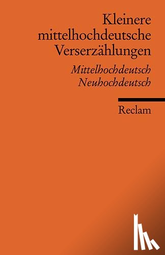  - Kleinere mittelhochdeutsche Verserzählungen