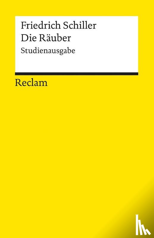 Schiller, Friedrich - Die Räuber