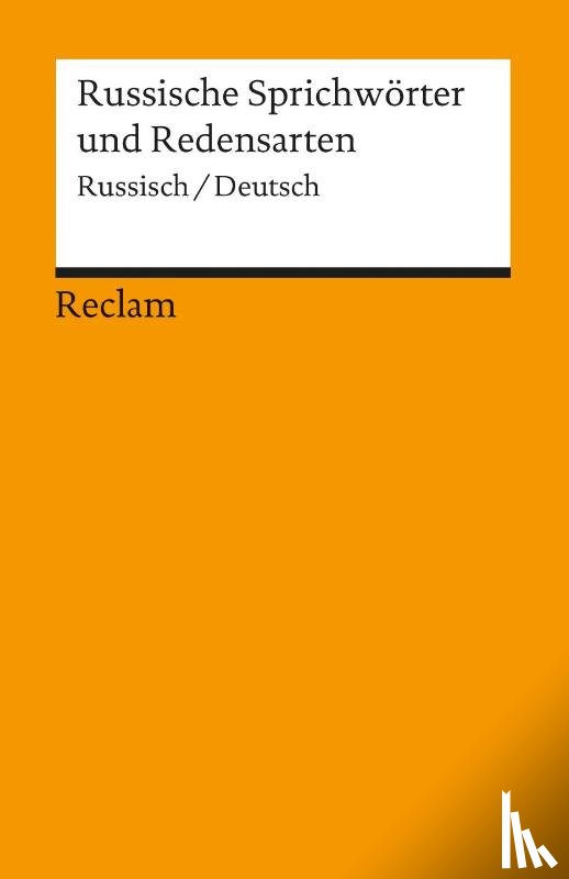  - Russische Sprichwörter und Redensarten