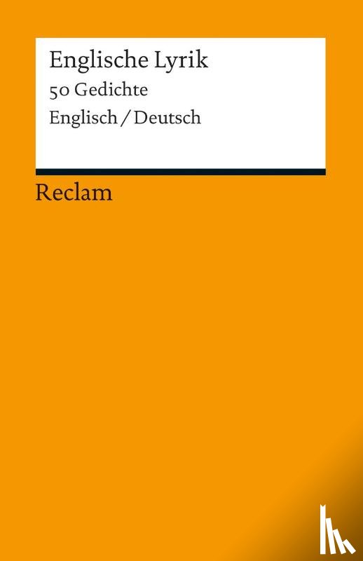  - Englische Lyrik