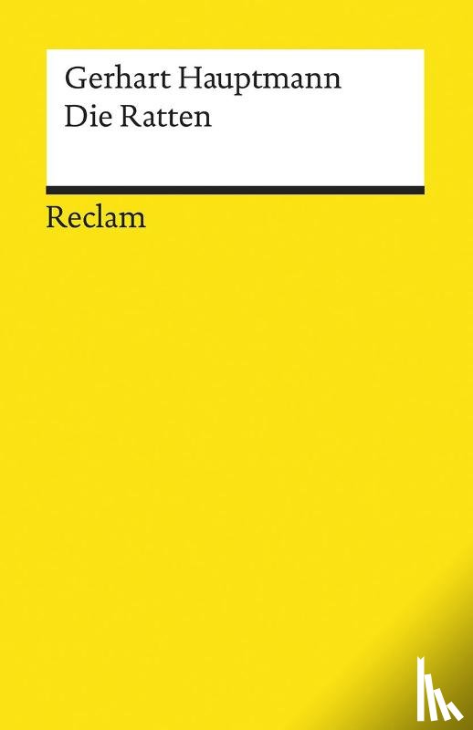 Hauptmann, Gerhart - Die Ratten