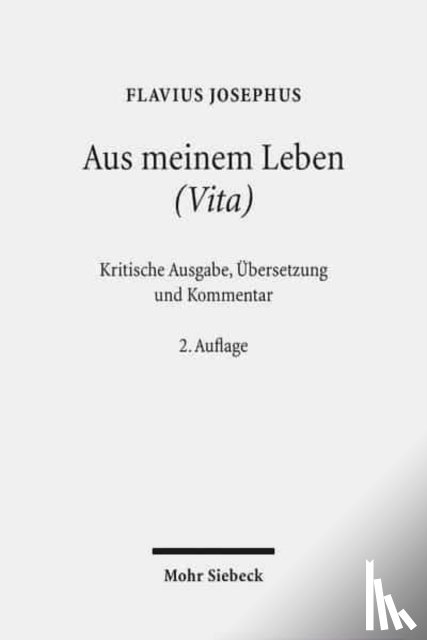 Josephus, Flavius - Aus meinem Leben (Vita)