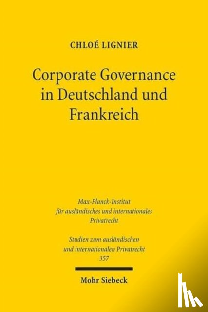 Lignier, Chloe - Corporate Governance in Deutschland und Frankreich