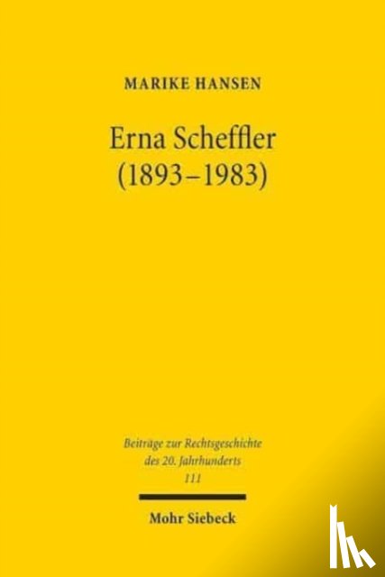 Hansen, Marike - Erna Scheffler (1893-1983)