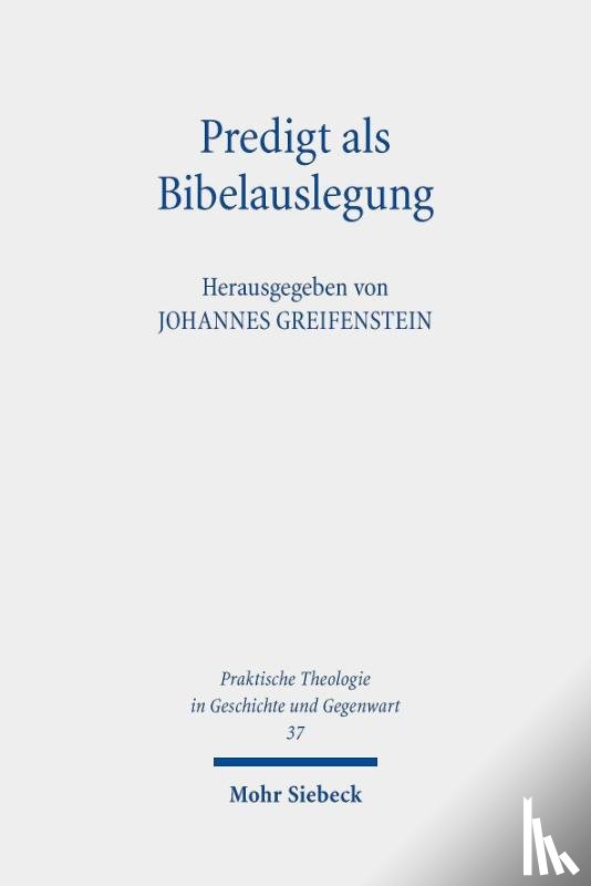  - Predigt als Bibelauslegung