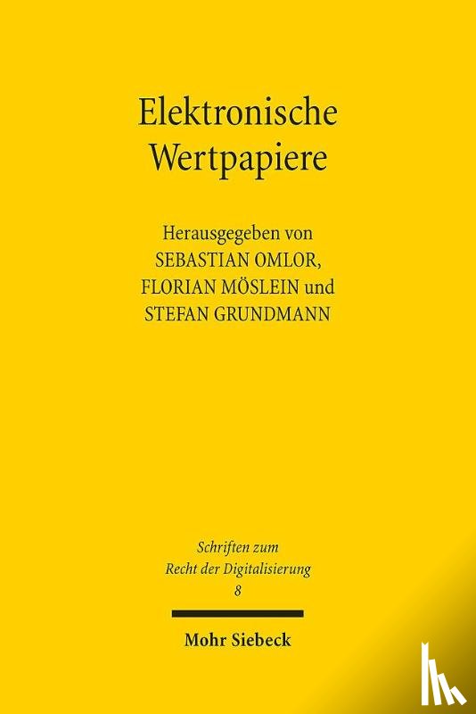  - Elektronische Wertpapiere