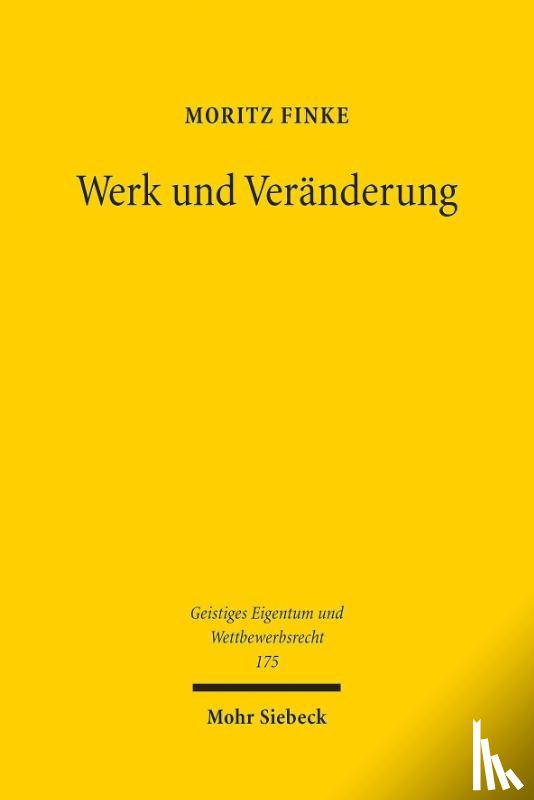 Finke, Moritz - Werk und Veranderung