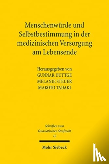  - Menschenwurde und Selbstbestimmung in der medizinischen Versorgung am Lebensende