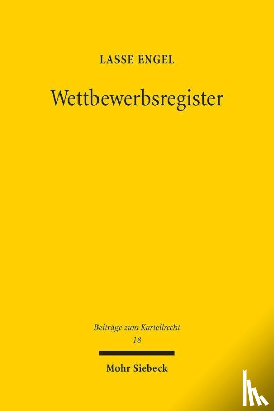 Engel, Lasse - Wettbewerbsregister
