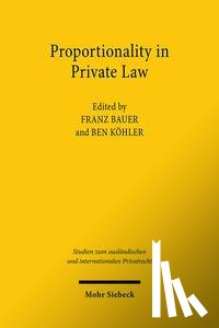  - Proportionality in Private Law