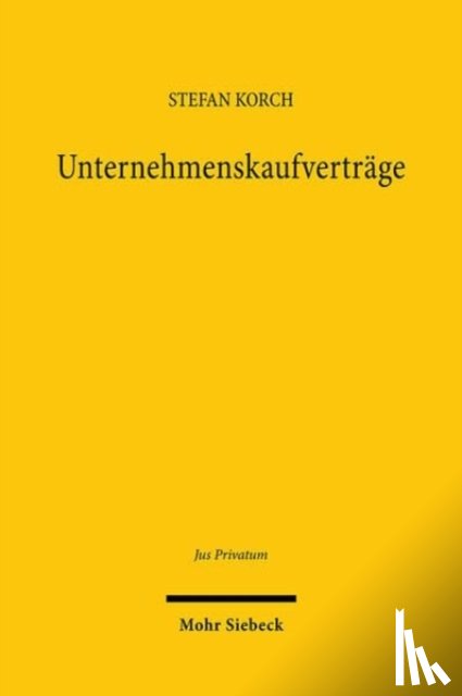 Korch, Stefan - Unternehmenskaufvertrage