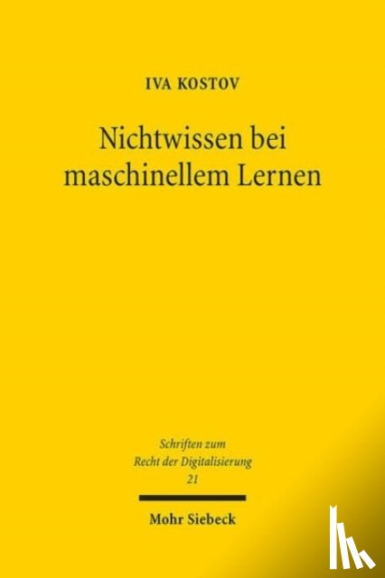 Kostov, Iva - Nichtwissen bei maschinellem Lernen