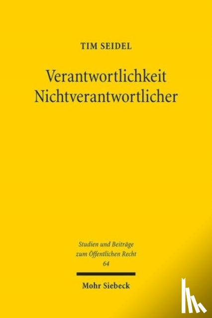 Seidel, Tim - Verantwortlichkeit Nichtverantwortlicher