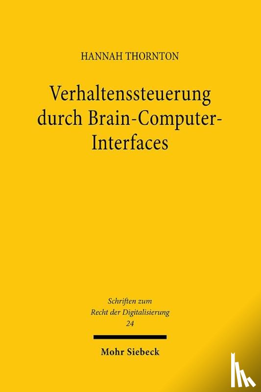 Thornton, Hannah - Verhaltenssteuerung durch Brain-Computer-Interfaces