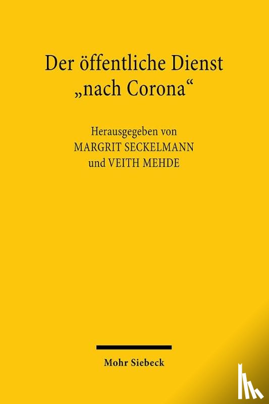  - Der offentliche Dienst "nach Corona"