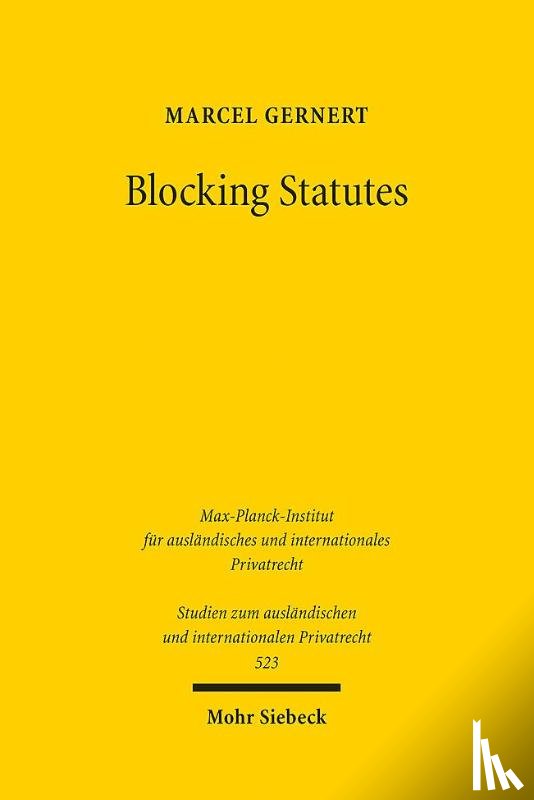 Gernert, Marcel - Blocking Statutes
