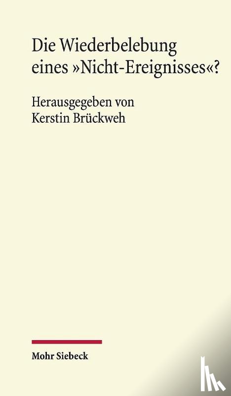  - Die Wiederbelebung eines "Nicht-Ereignisses"?
