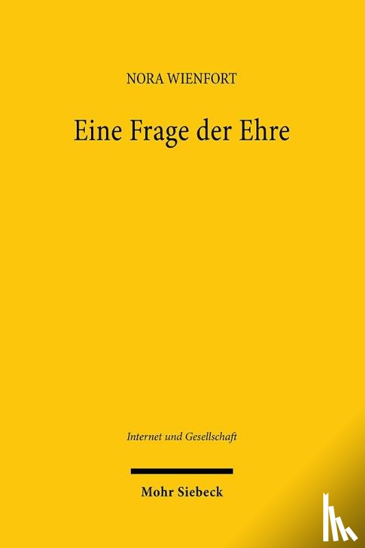 Wienfort, Nora - Eine Frage der Ehre