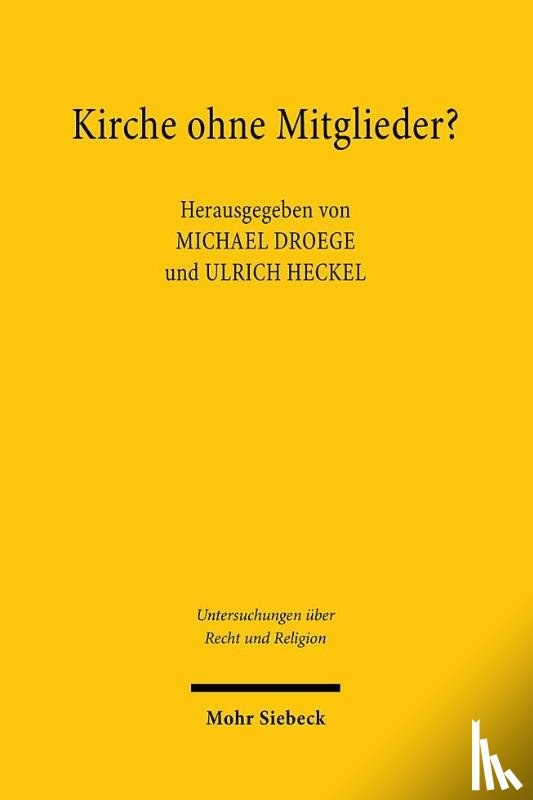  - Kirche ohne Mitglieder?