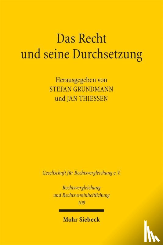  - Das Recht und seine Durchsetzung