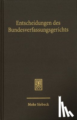 Bundesverfassungsgerichts, Mitglieder De - Entscheidungen Des Bundesverfassungsgerichts (Bverfge): Band 167