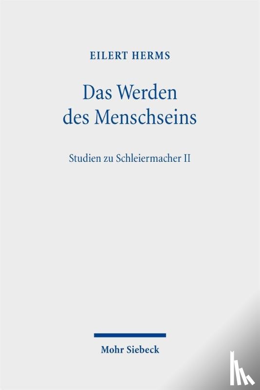 Herms, Eilert - Das Werden des Menschseins