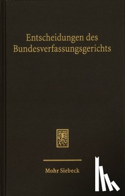 Bundesverfassungsgerichts, Mitglieder De - Entscheidungen Des Bundesverfassungsgerichts (Bverfge): Band 168