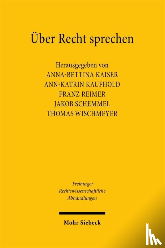  - Über Recht sprechen