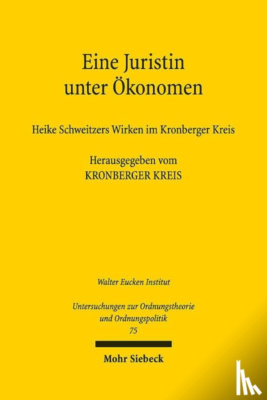  - Eine Juristin unter Ökonomen