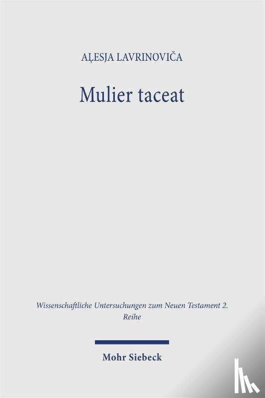 Lavrinovica, Alesja - Mulier taceat