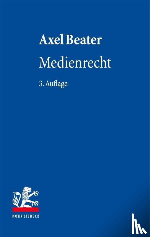 Beater, Axel - Medienrecht