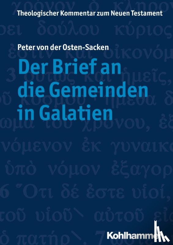 Osten-Sacken, Peter von der - Der Brief an die Gemeinden in Galatien