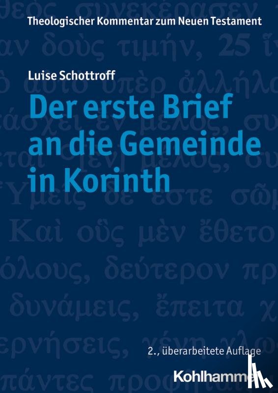 Schottroff, Luise - Der erste Brief an die Gemeinde in Korinth