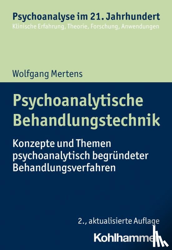 Mertens, Wolfgang - Psychoanalytische Behandlungstechnik