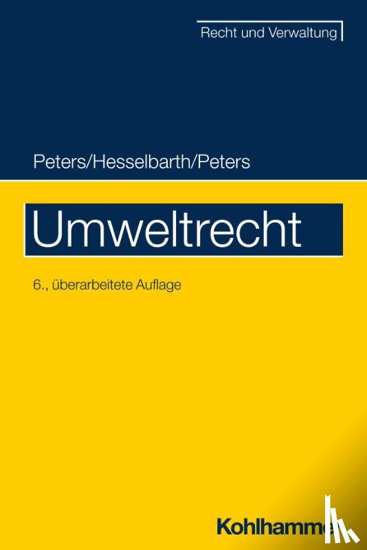Peters, Heinz-Joachim, Hesselbarth, Thorsten, Peters, Frederike - Umweltrecht