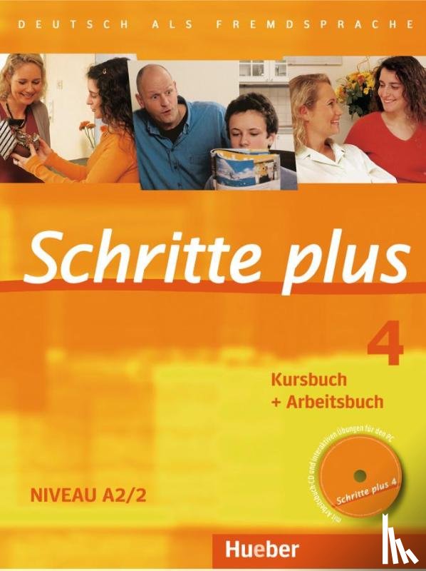 Hilpert, Silke, Niebisch, Daniela, Specht, Franz, Reimann, Monika - Schritte plus 4. Kursbuch + Arbeitsbuch mit Audio-CD zum Arbeitsbuch