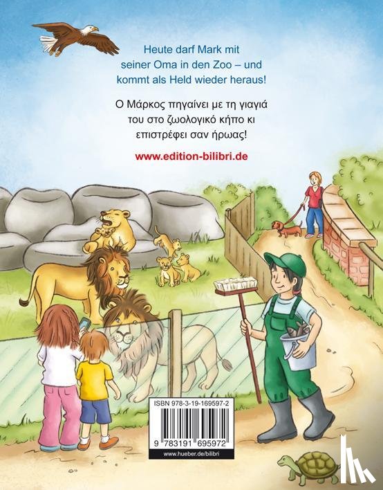 Fischer, Ulrike, Brischnik, Irene - Im Zoo. Kinderbuch Deutsch-Griechisch