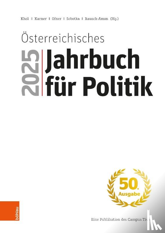 Khol, Andreas, Karner, Stefan, Ofner, Günter, Sobotka, Wolfgang - Österreichisches Jahrbuch für Politik 2025