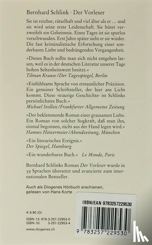 Schlink, Bernhard - Vorleser, Der