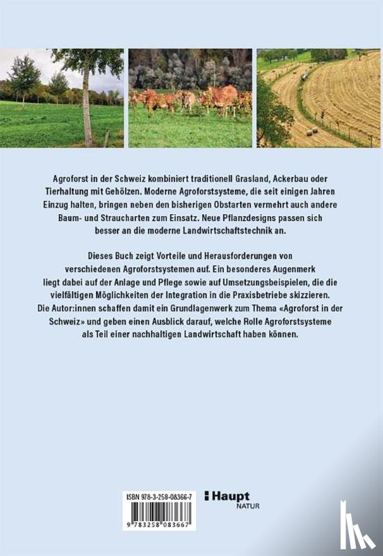 den Hond-Vaccaro, Christina, Herzog, Felix, Schoop, Johanna, Nilles, Lisa - Agroforstpraxis in der Schweiz
