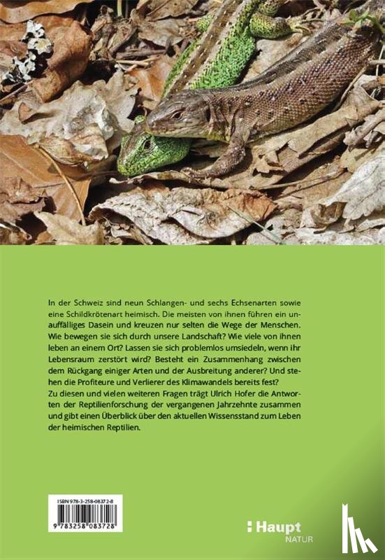 Hofer, Ulrich - Reptilien in der Schweiz