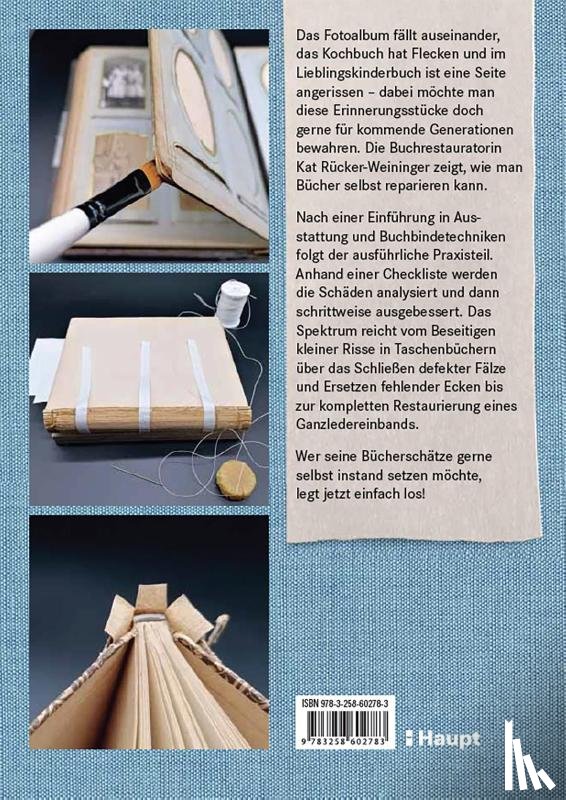 Rücker-Weininger, Katharina - Bücher restaurieren