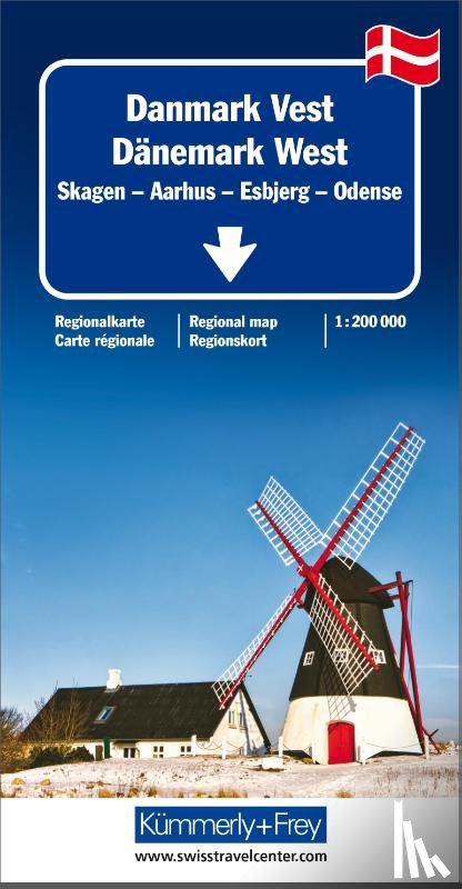  - Dänemark West Regionalkarte 1 : 200 000