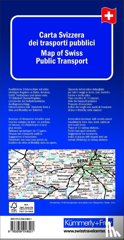  - Switzerland map of public transport