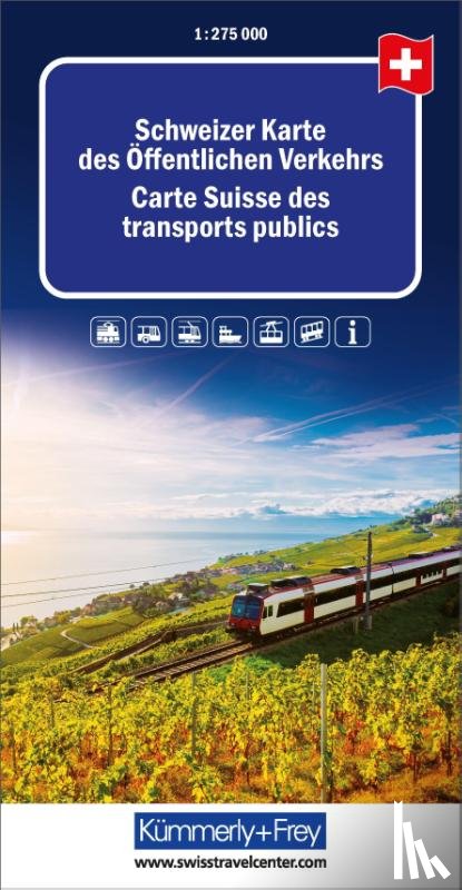  - Switzerland map of public transport