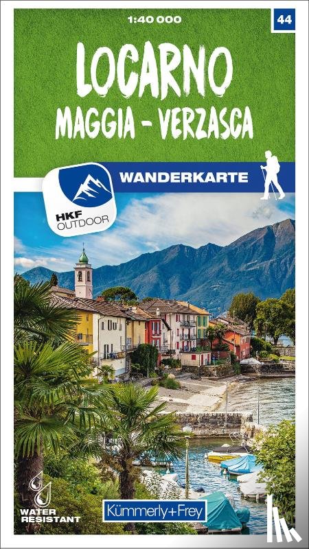  - Locarno / Maggia - Verzasca 44 Wanderkarte 1:40 000 matt laminiert