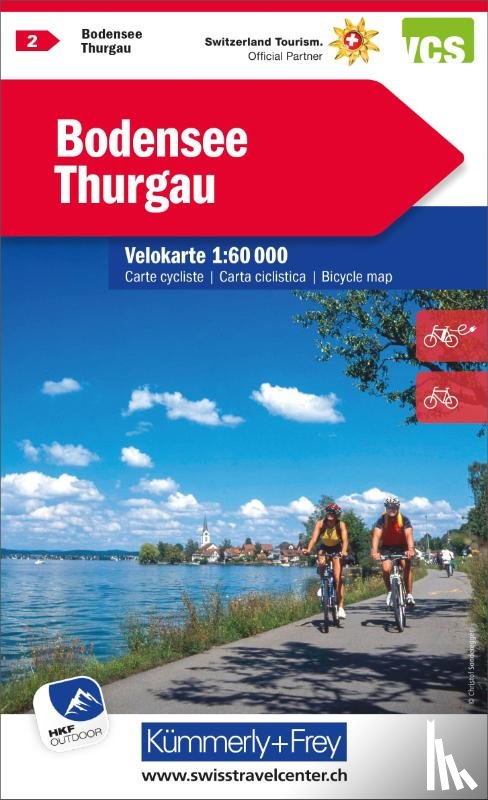  - KuF Schweiz Radkarte 02 Bodensee - Thurgau 1 : 60 000
